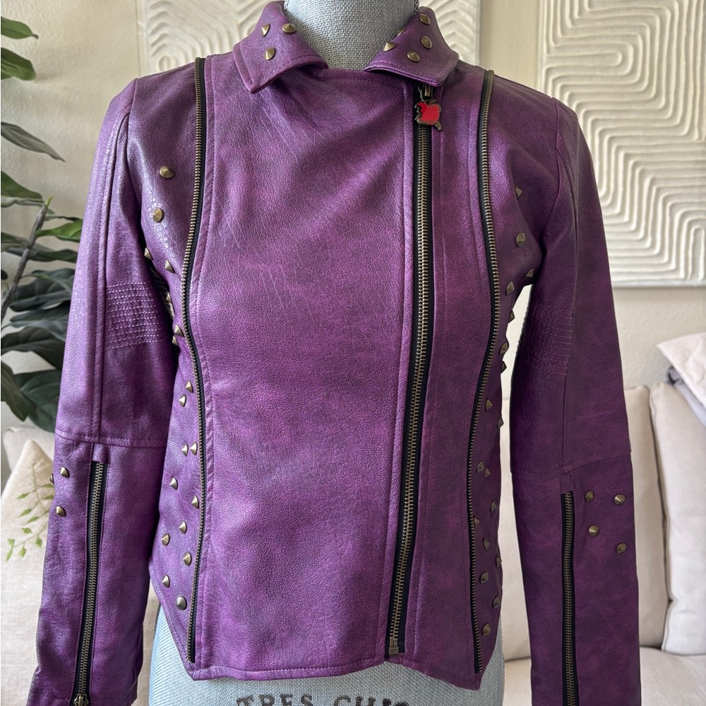 Descendants Purple Leather Jacket